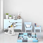 Килимок-пазл NILS FUN MD03 140х140х1 см, 36 деталей, м'ятний, фото 4