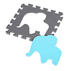 Килимок-пазл NILS FUN MD03 140х140х1 см, 36 деталей, м'ятний, фото 8