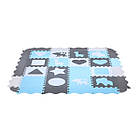 Килимок-пазл NILS FUN MD03 140х140х1 см, 36 деталей, м'ятний, фото 9