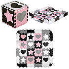 Килимок-пазл NILS FUN MD03 140х140х1 см, 36 деталей, рожевий, фото 2