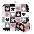 Килимок-пазл NILS FUN MD03 140х140х1 см, 36 деталей, рожевий, фото 5