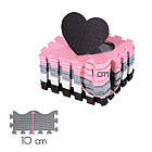 Килимок-пазл NILS FUN MD03 140х140х1 см, 36 деталей, рожевий, фото 6