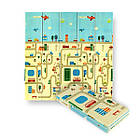 Дитячий розкладний килимок CITY 195x180CM NILS FUN MD04, фото 2