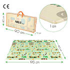 Дитячий розкладний килимок CITY 195x180CM NILS FUN MD04, фото 6