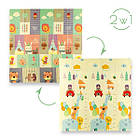 Дитячий розкладний килимок ZOO 195x180CM NILS FUN MD04, фото 4