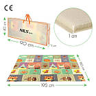 Дитячий розкладний килимок ZOO 195x180CM NILS FUN MD04, фото 6