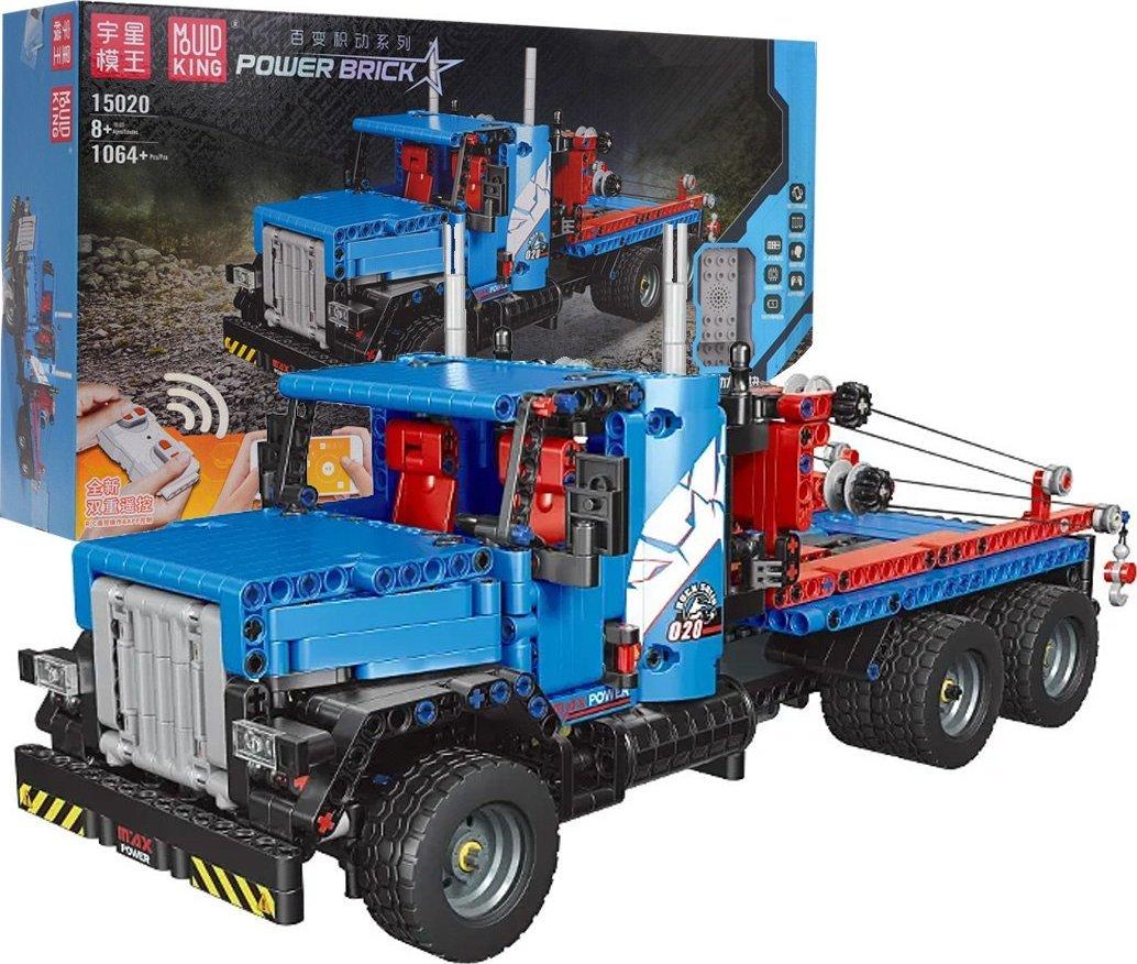 Дитячий конструктор Машинка на радіокеруванні 1064 ел. Синя, фото 1