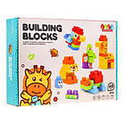 Дитячий конструктор Тварини з зоопарку + наклейки 68 ел., фото 6