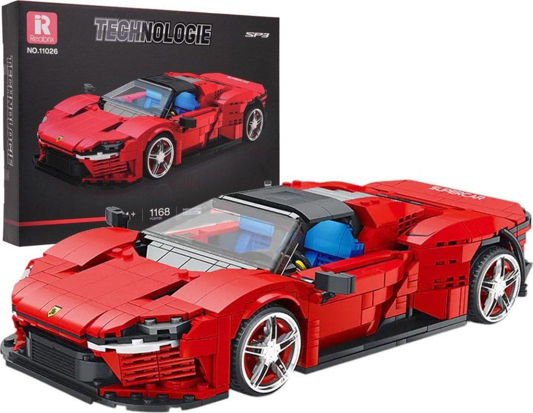 Дитячий конструктор Спортивний автомобіль SP3 Червоний 1168 ел., фото 1