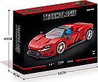 Дитячий конструктор Спортивний автомобіль SP3 Червоний 1168 ел., фото 3