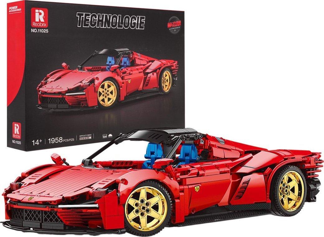 Дитячий конструктор Спортивний автомобіль 1958 ел. Червоний, фото 1