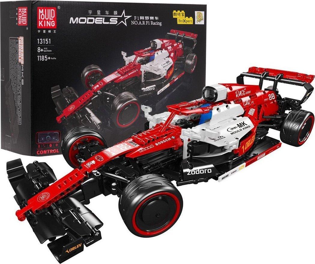 Дитячий конструктор машинка F1 на дистанційному керуванні Червона 1185 ел., фото 1