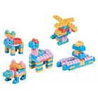 Дитячий м'який конструктор 100 ел. ZKL.HC-029C-19, фото 3