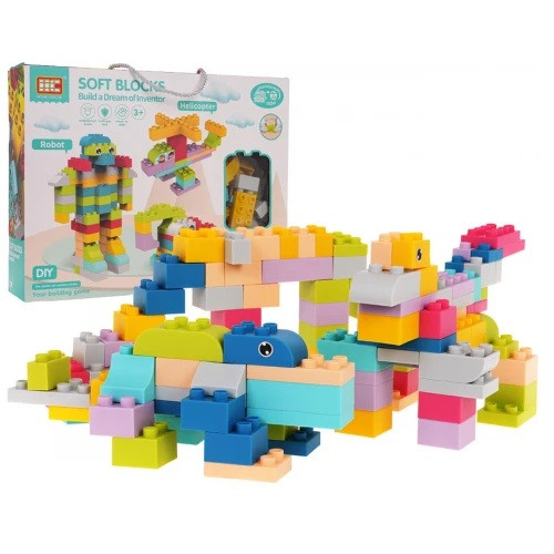 Дитячий м'який конструктор 126 ел. ZKL.HC-039C-06, фото 1