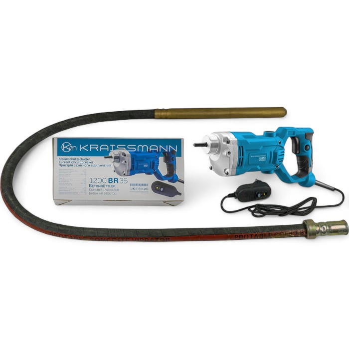 Віброущільнювач KRAISSMANN 1200 BR 35 (2м, 1200Вт, НІМЕЧЧИНА)