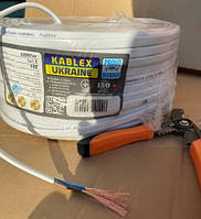 Кабель мідний ШВВП нг 3х1.5 негорючий багатожильний, повноцінний Одеса Каблекс (кратно 5м)