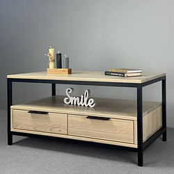 Стіл журнальний "Loft" з натурального дерева