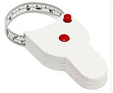 Вимірювальна стрічка для тіла 150 см, сантиметр для обхвату талії, грудей, бедер з фіксатором, фото 2