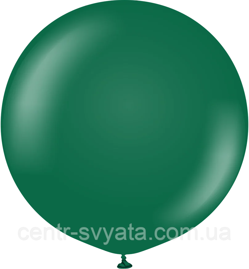 Латексна кулька Kalisan 18"(45 см) Standard Dark Green | Пастель темно-зелений