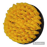 Кругла щітка-насадка для дрелі 12 см, інструмент для чищення, фото 4