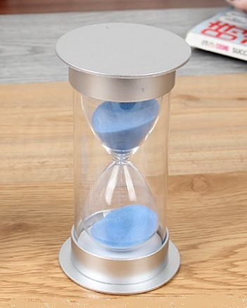 Годинник пісочний 5 хвилин, синього кольору, фото 1