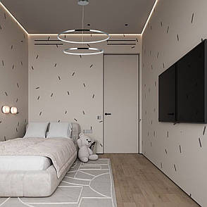 Срібна/хром люстра кільцева 100W 60+80см «Circle» (52-9832-2A CHROME), фото 3