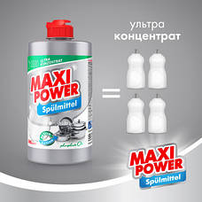 Засіб для ручного миття посуду Maxi Power Платинум 500 мл (4823098411949), фото 4
