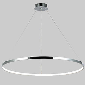 Срібна/хром люстра кільцева 60W 80см «Circle» (52-9832-1 CHROME), фото 1