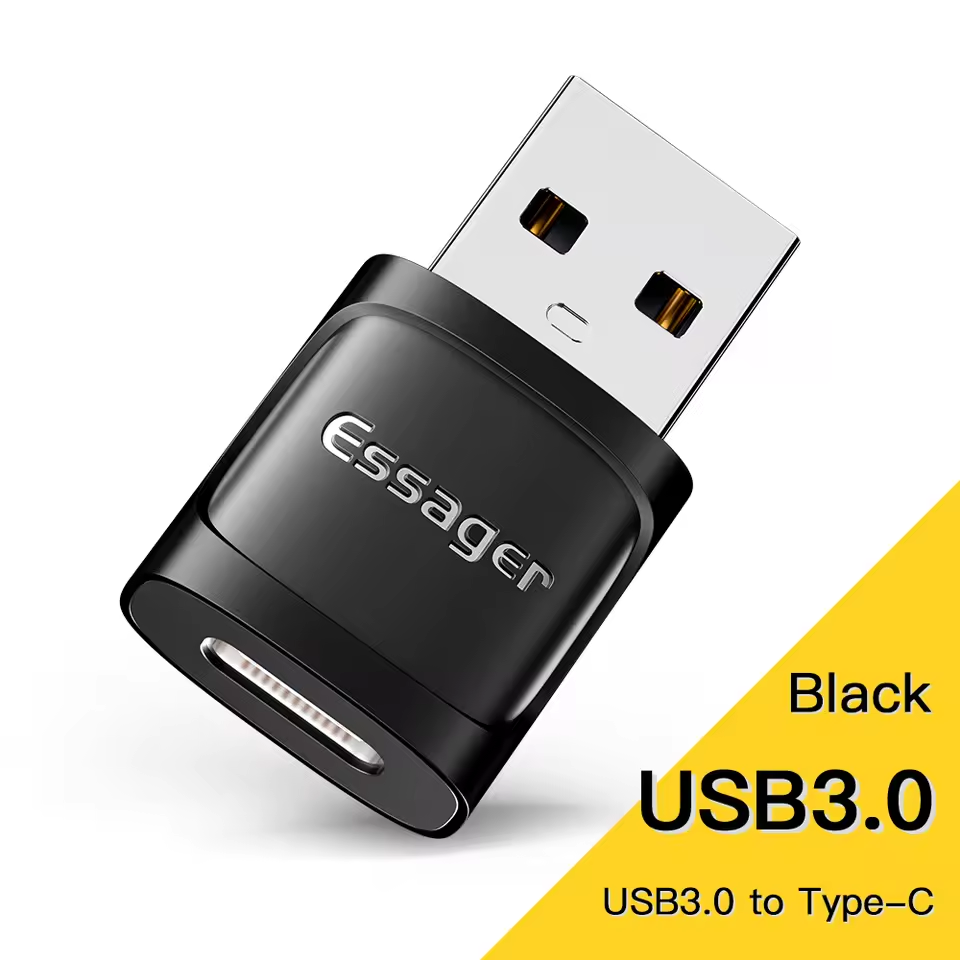 Перехідник Essager USB 3.0 male to Type C female (EZJCA-XL01), фото 1