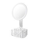 Дзеркало з LED-підсвіткою і підзаряджанням через USB EL-1254/Дзеркало органайзер з підсвіткою, фото 2