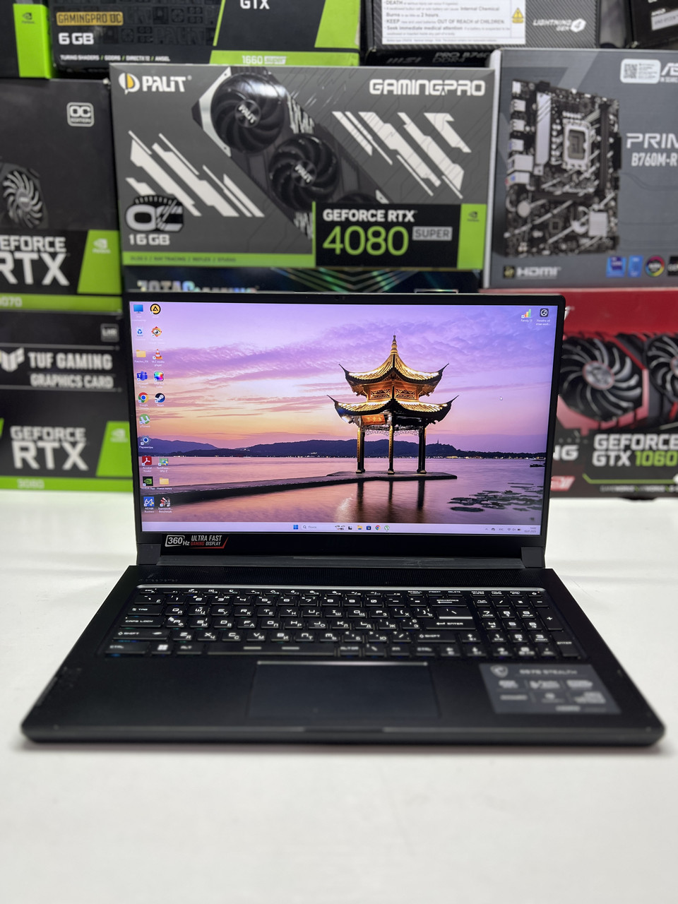Ігровий ноутбук MSI GS76 17.3 FHD 360hz| i9-11900h| 32GB| SSD 512+1000 SSD| RTX 3070 8GB