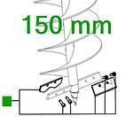 Ножі та гвинти до бура Husqvarna 150 мм