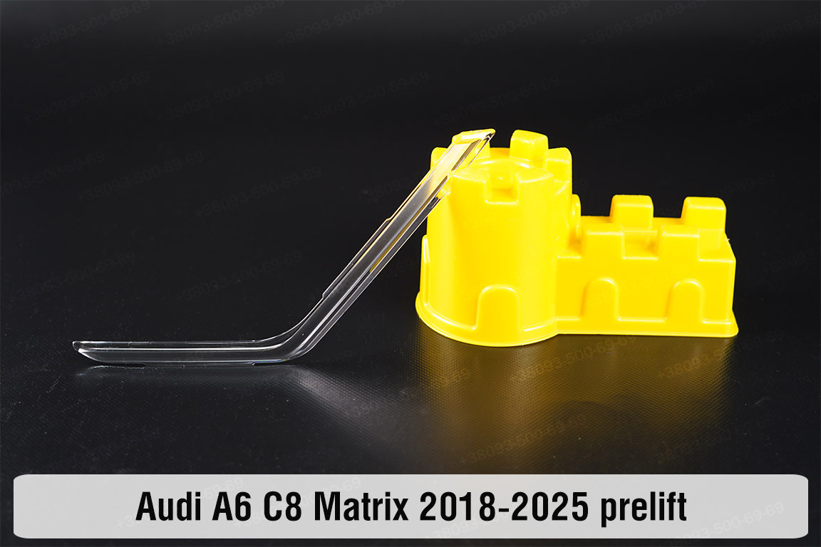 Блок світловода фари Audi A6 C8 Matrix (2018-2025) дорест короткий внутрішній лівий, фото 1