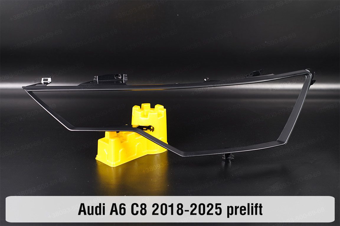 Декоративна маска контурна Audi A6 C8 (2018-2025) дорест ліва, фото 1