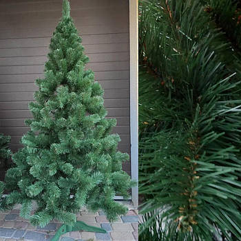 Штучна ялинка "Карпатська" 1,80 м із підставкою Зелена, розбірна / Новорічна пишна ялинка 1.80