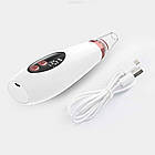 Вакуумний апарат для чищення пор Pore Cleaner MA-59 + 6 насадок / Бездротовий очищувач шкіри обличчя від чорних цяток, фото 9