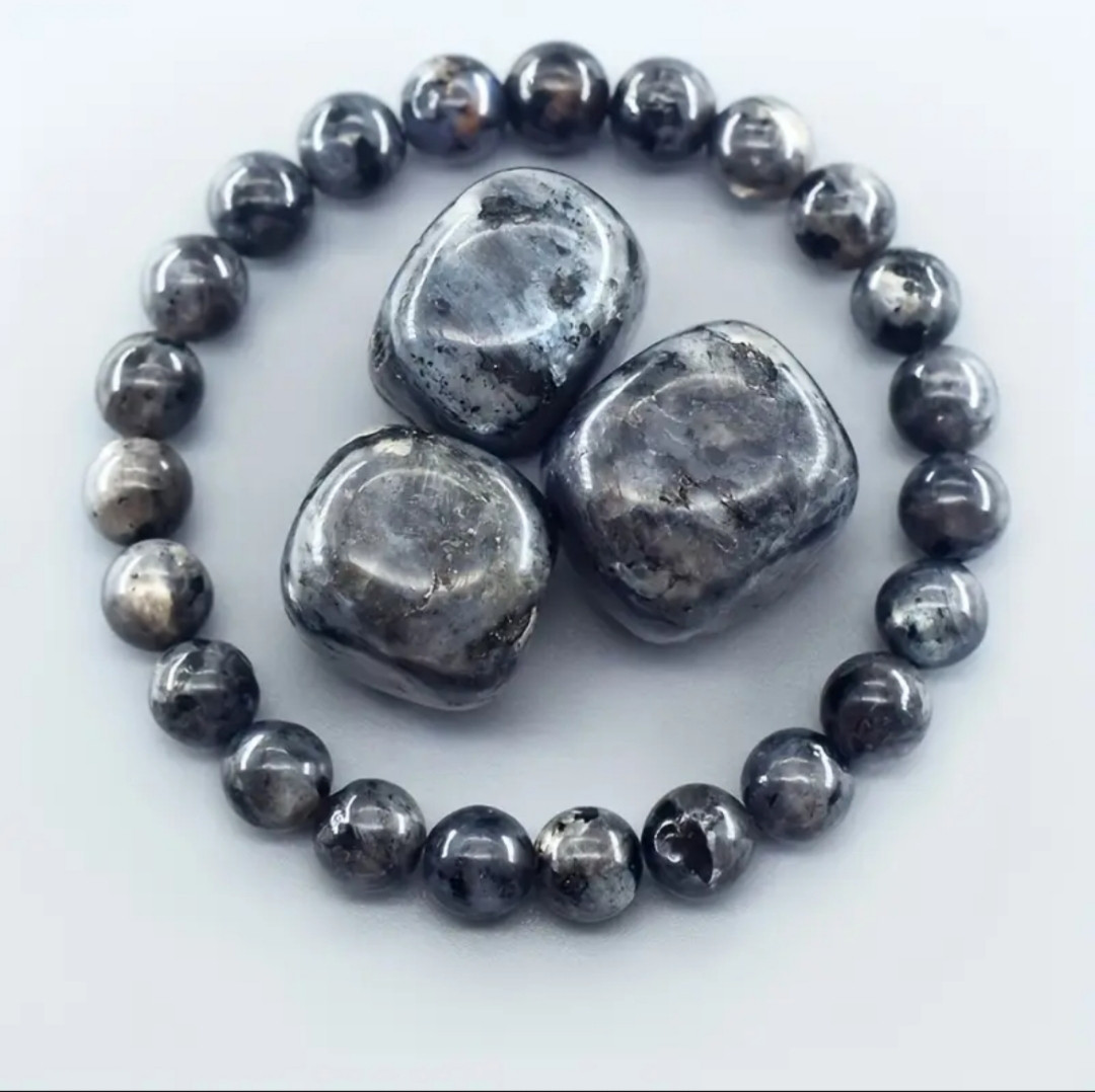 Браслет на руку із  Лабрадориту, 8 мм, фото 1