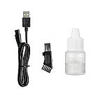 Професійна машинка для стрижки волосся VGR V-256 + 6 насадок / Акумуляторний чоловічий тример, фото 5