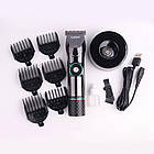 Професійна машинка для стрижки волосся VGR V-256 + 6 насадок / Акумуляторний чоловічий тример, фото 10