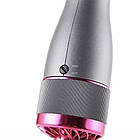 Фен-щітка для сушіння волосся (1200 Вт) R-411 / Фен гребінець / Стайлер для укладання волосся, фото 5