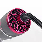 Фен-щітка для сушіння волосся (1200 Вт) R-411 / Фен гребінець / Стайлер для укладання волосся, фото 6