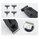 Машинка для стрижки волосся VGR V-982, з 4 насадками / Бездротовий акумуляторний триммер для бороди, фото 6