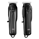 Машинка для стрижки волосся VGR V-982, з 4 насадками / Бездротовий акумуляторний триммер для бороди, фото 7