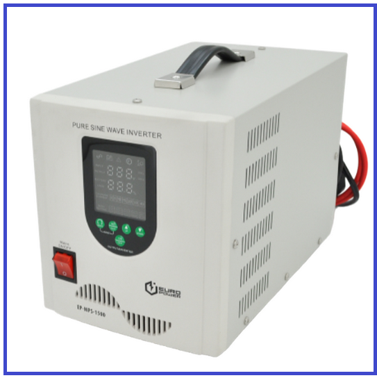 ДБЖ з правильною синусоїдою Europower EP-MPS-1500VA (1050 Вт) 5/30А 12В AGM,GEL,LiFePo4, фото 1