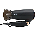 Професійний фен для волосся зі складною ручкою, VGR V 439 / Електричний дорожній фен, фото 6