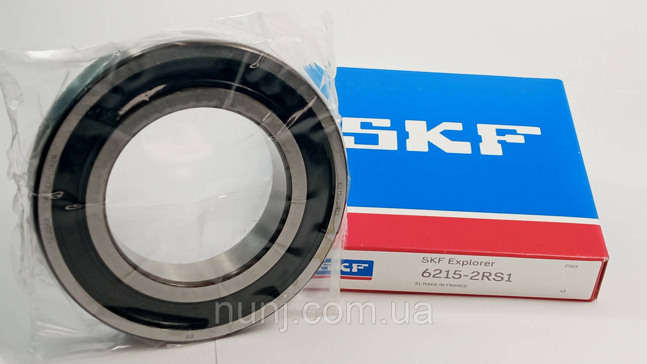 Підшипник 6215-2RS SKF (180215) розміри: 75*130*25 кульковий радіальний закритий, фото 1
