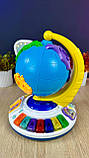 Інтерактивний глобус 62609 WToys, українська озвучість, 7 віршів, 7 пісень, 10 казок, сортер, фото 5