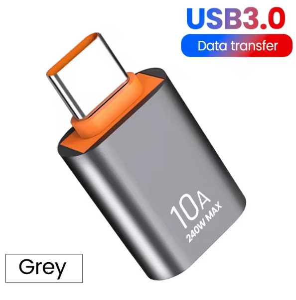 Перехідник Xiaomi USB-A Male на Type-C Female 10A для сканерів під Mac, фото 1