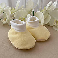 Пінетки "Лайк" Однотон Жовтий Велюр арт.27079927  Зріст 56-38(р)