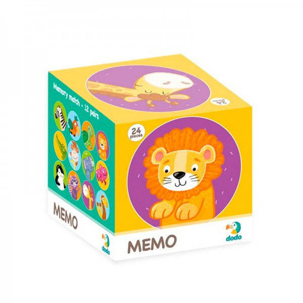 

Детская настольная игра Мемо Дикие Животные DoDo 300157 от 3-х лет